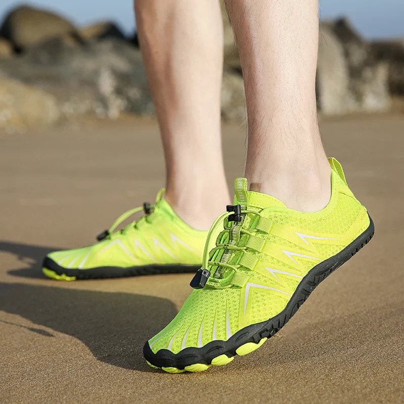 Mens and Womens Water Shoes Outdoor Recreational Swimming Climbing Fitness Cycling Beach Shoes Quick Dry Non-slip Rubber Soles 240615