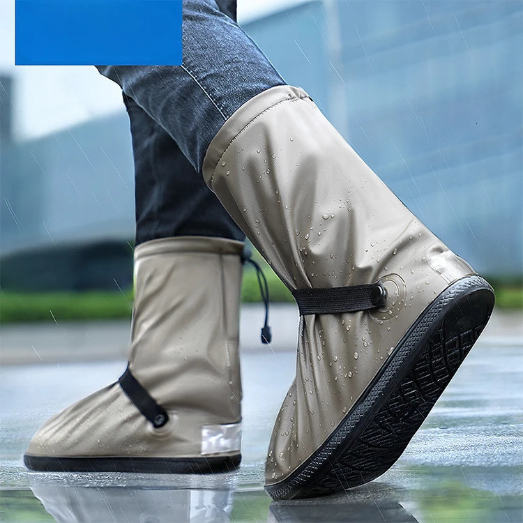 Wholesale of Rainproof Shoe Covers PVC Outdoor Travel Executive Rainproof and Anti slip Shoe Covers Silicone Rainproof Shoe Covers 240614