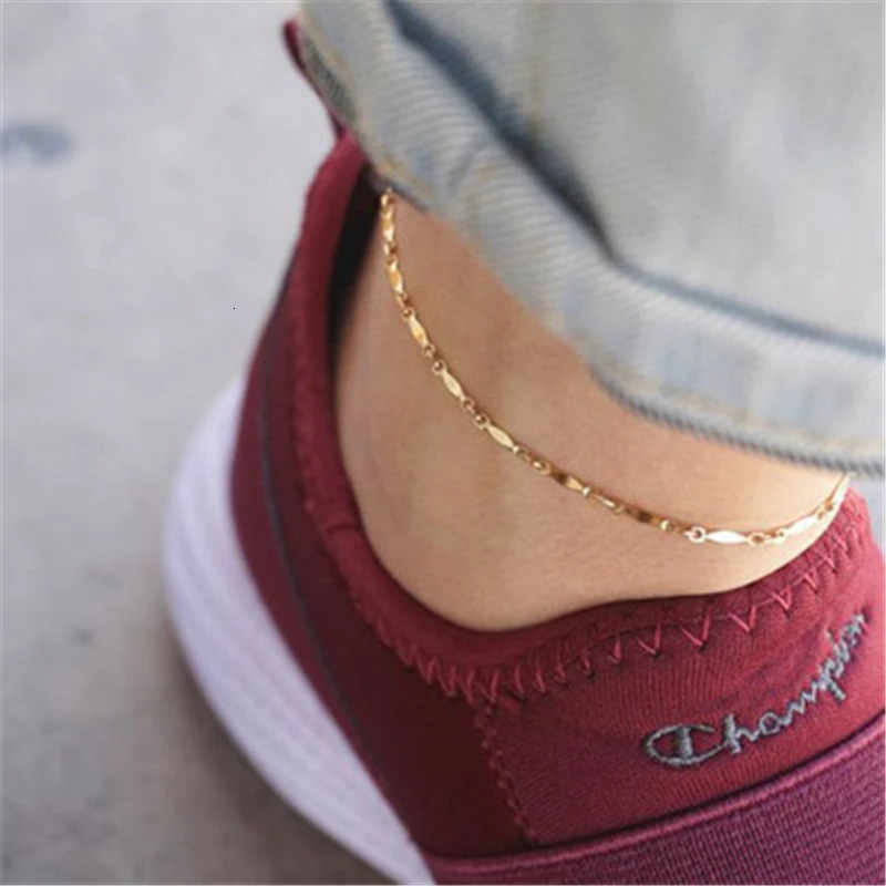 Fine Sexy Anklet Ankle Bracelet Cheville Barefoot Sandals Foot Jewelry Leg Chain On Foot Pulsera Tobillo For Women Halhal 240601
