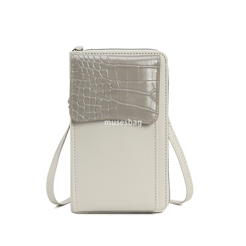Designer Women's High end Elegant and Fashionable Shoulder Bag Simple and Practical Multi functional Oblique Straddle Phone Bag Large Capacity Ph