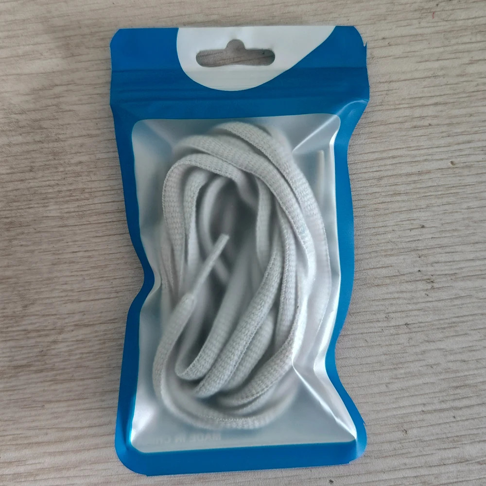 Fashion selling high-end custom shoelaces gray shoelaces running shoes silicone printed flat boots 240615