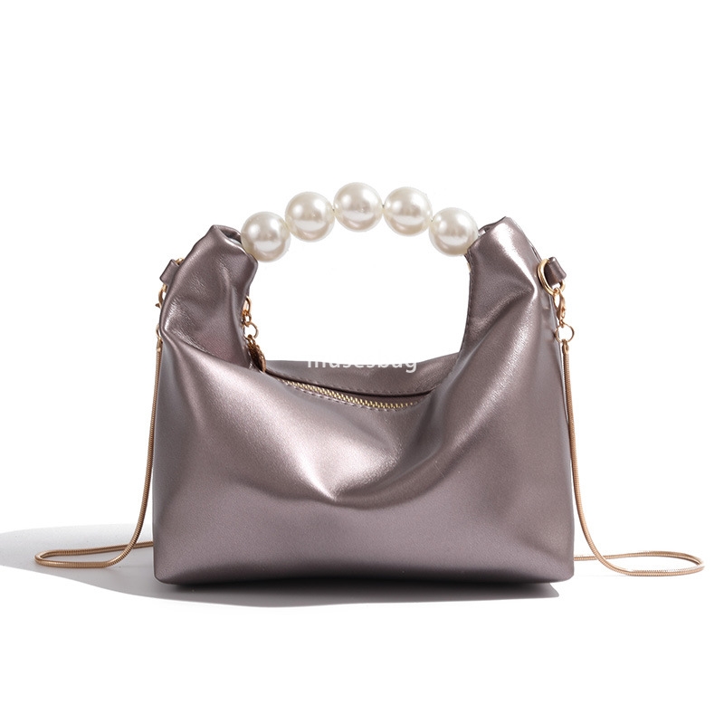 High end urban minimalist and niche design pearl handbag women's new high-end chain crossbody bag small fresh dumpling bag