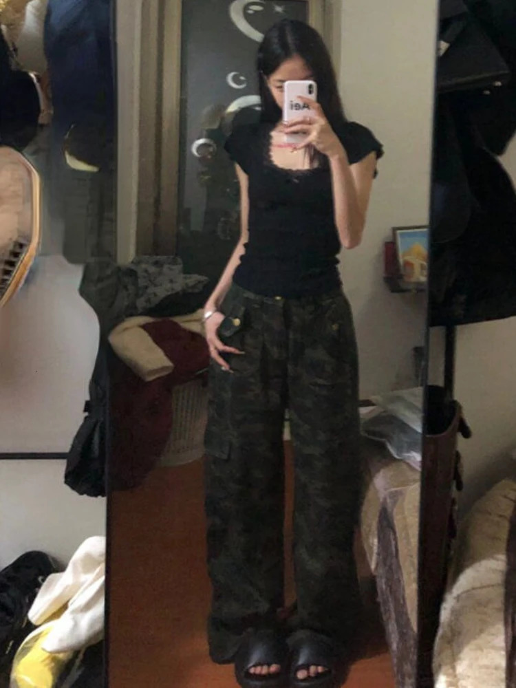 Y2k Aesthetic Lace Patchwork Crop Top Streetwear Harajuku Women Vintage U Neck Tshirt Bow Bottoming Grunge Tees 240601