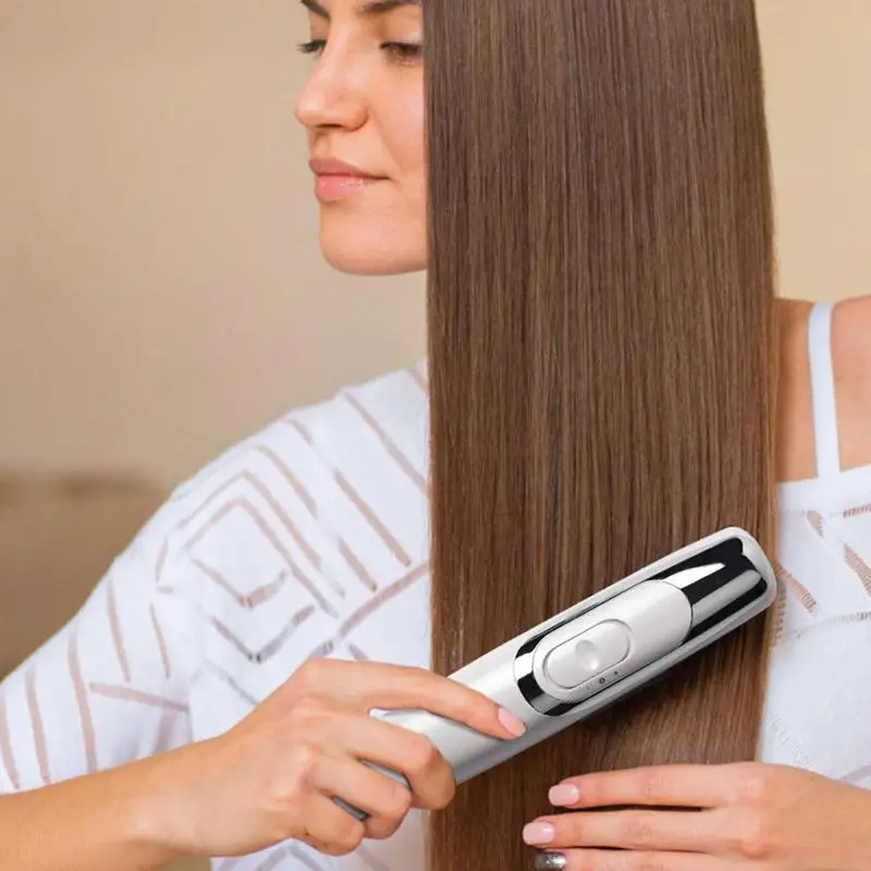 Electric Hair Straightener Comb Scalp Daily Massage Cordless healthy hair Massage Brush Relieve Hair Straightener Comb Straight