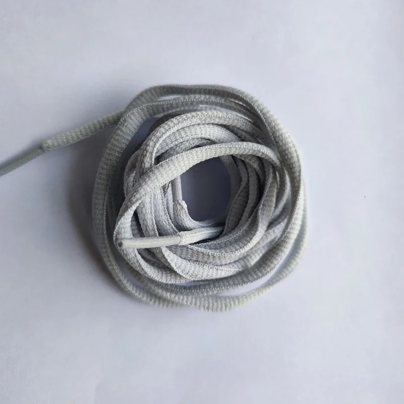 Customized sports shoes for men and women black and white gray flat semi-circular suitable for all round shoelaces 240615