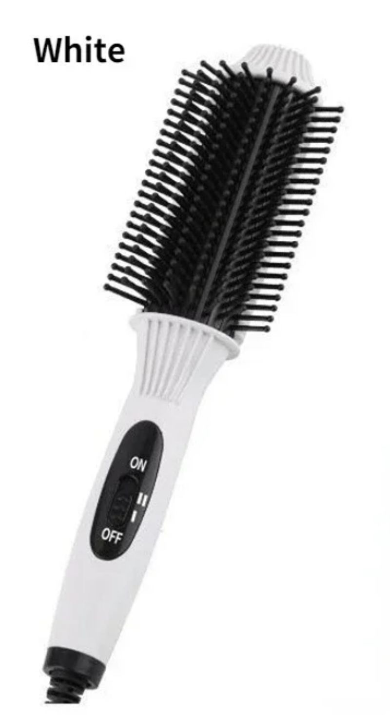 2in1 Electric Straightener Multifunctional Hair Curler Adjustable Temperature Electric Heating Comb Professional Styling Tools
