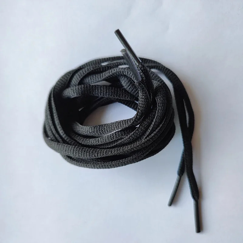 Customized sports shoes for men and women black and white gray flat semi-circular suitable for all round shoelaces 240615
