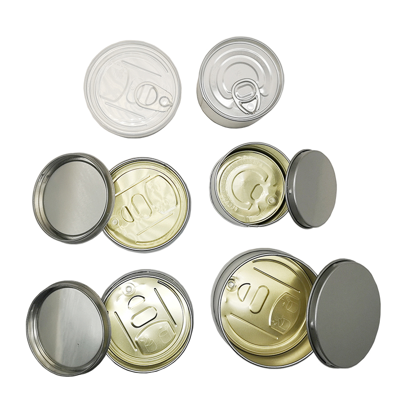 500pcs Food Savers Storage Containers Tin Empty Cans Customized Stickers OEM