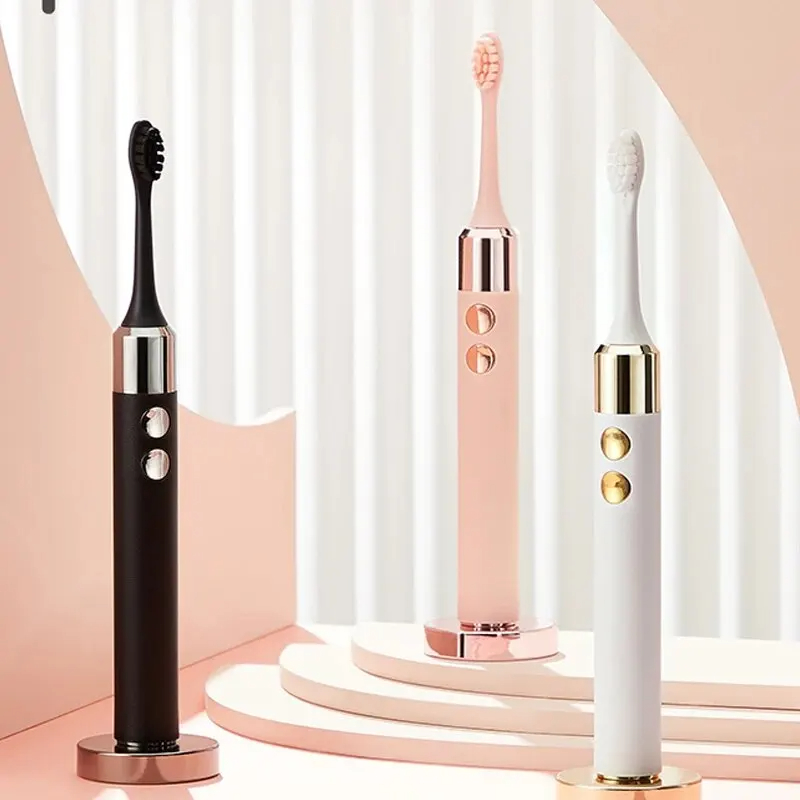 Electric Toothbrush for Adult 2 Brush Heads IPX8 Waterproof Gift Box Packing Intelligent Memory Gear Dupont Antibacterial