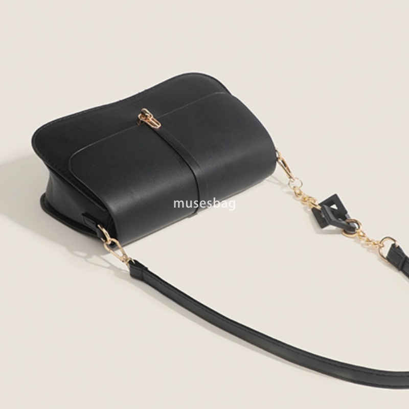 High quality urban minimalist stick bag new fashionable and luxurious chain underarm saddle bag versatile single shoulder crossbody bag for women
