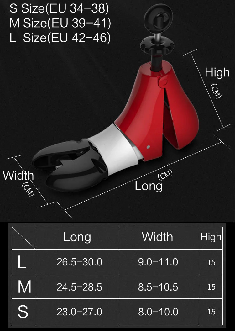 Adjustable shoe tree suitable for mens and womens shoes high top shoes tree extenders sports shoes wide stretch shoes sports shoes 240615