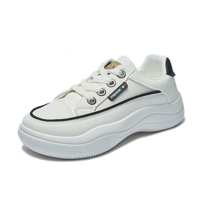 2024 Womens Sports Shoes Casual Shoes Female Student Sports Jogging Shoes Thick Sole Shoes Zapatos Para Mujeres Platform Autumn 240617