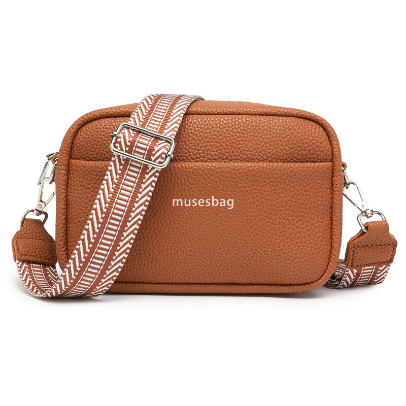 Designer Women's High end Fashion High end Bag New Classic Retro Multi functional Small Square Bag Wide Shoulder Strap Single Shoulder Oblique St