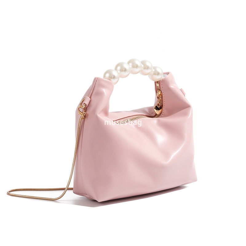 High end urban minimalist and niche design pearl handbag women's new high-end chain crossbody bag small fresh dumpling bag