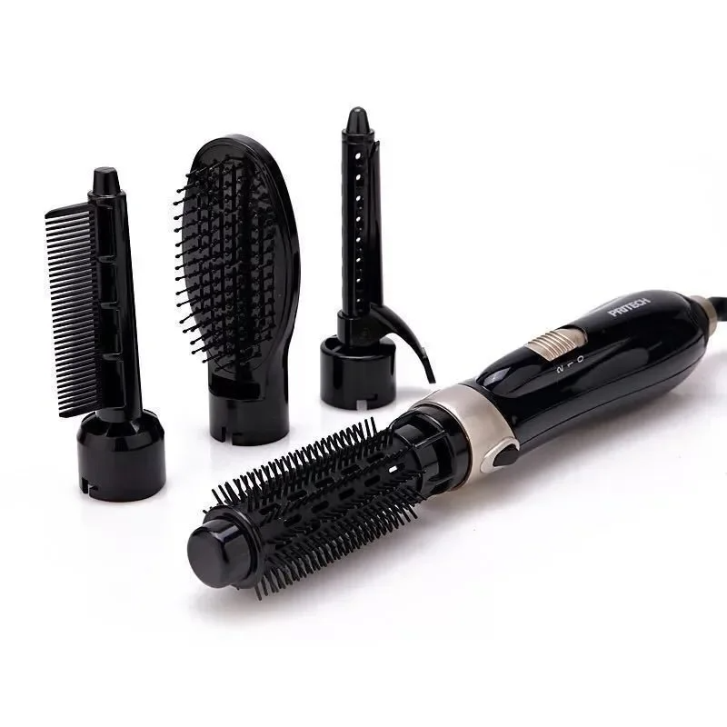 Multifunctional Electric Hair Dryer 4 In 1 Professional Hair Straightening Brush Portable Curling Comb Hair Dryers Blower Brush