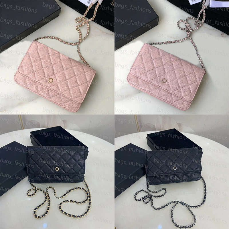 Top famous brand bags Fashion Shoulder Bags handbag Plaid purse Double letter solid buckle Sheepskin caviar pattern Women's luxury Evening Bags designer Crossbody