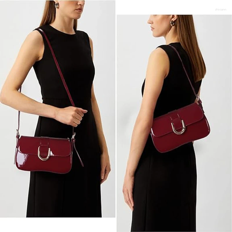 Bury Purse - Premium Shoulder Tote Bag, Retro Style With Horseshoe Buckle, Elegant Underarm Crossbody Bag Women, Ideal For Daily Use New Free Delivery
