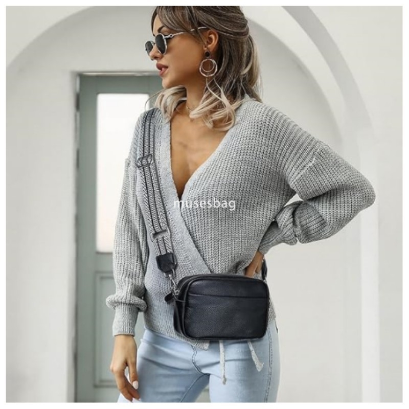 High quality women's designer fashion versatile PU classic retro multifunctional small square bag wide shoulder strap single shoulder diagonal cr