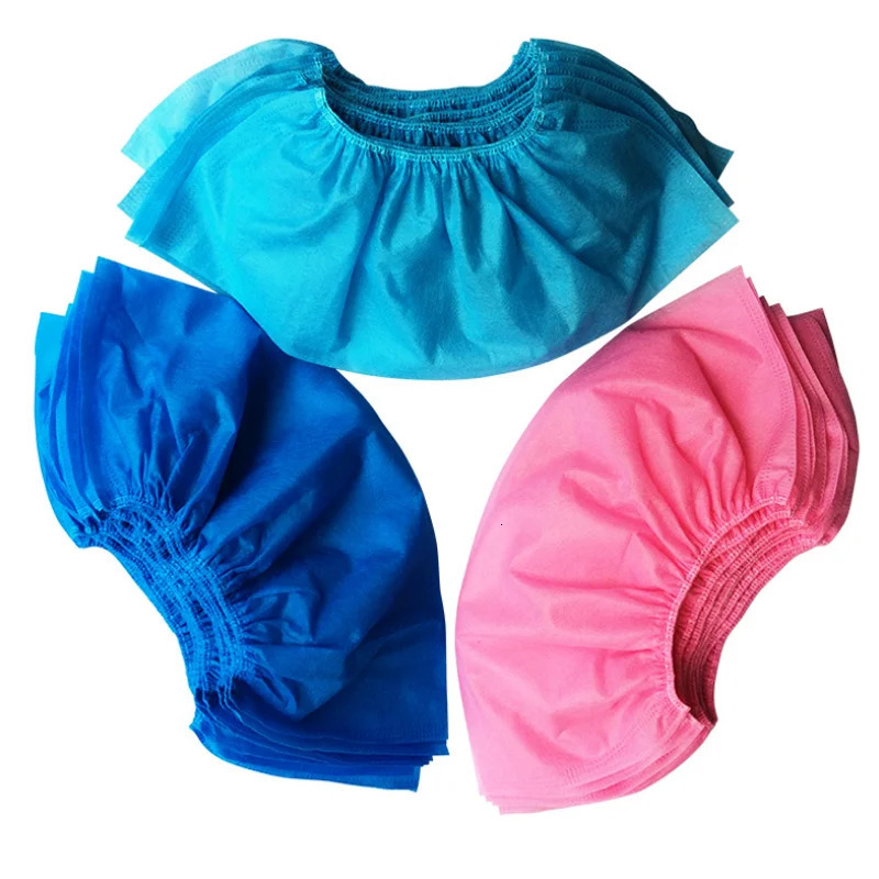 100 pieces/batch of non-woven disposable shoe covers 240614