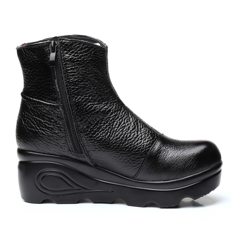 Xiuteng Size 35-40 Ankle Womens Boots Winter Embroidered Shoes Womens Outdoor Western Flat Shoes Womens Platform Boots 240614