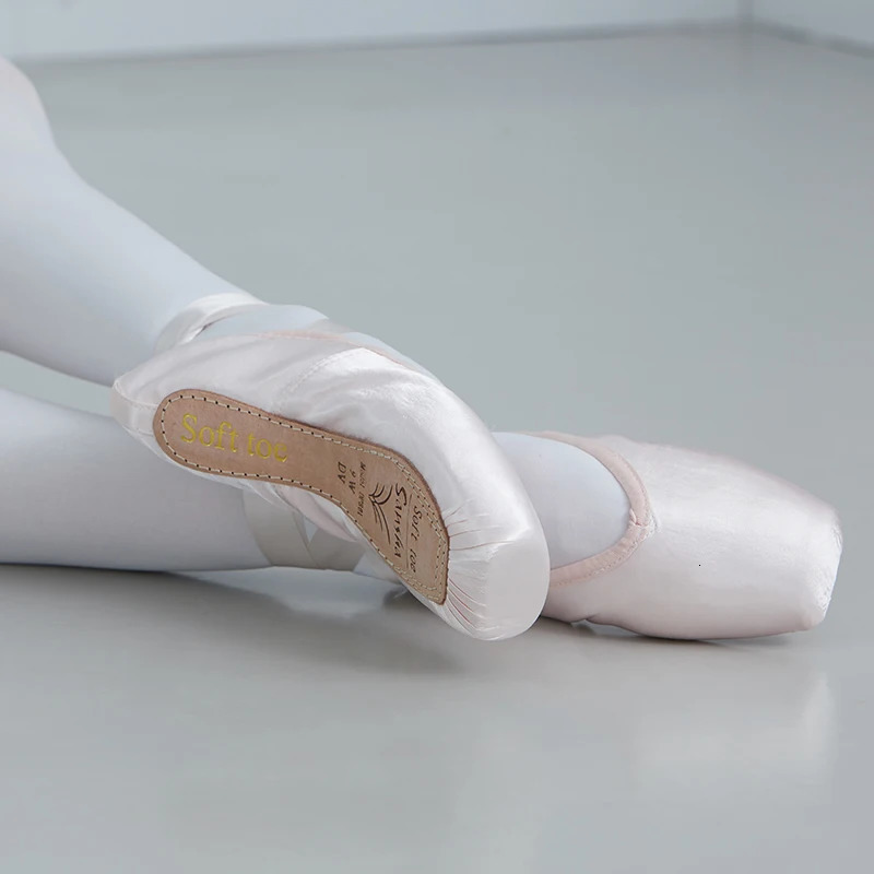 Sansha adult and childrens half point shoes without handle square box girl female beginner ballet practice shoes DP801SL 240614