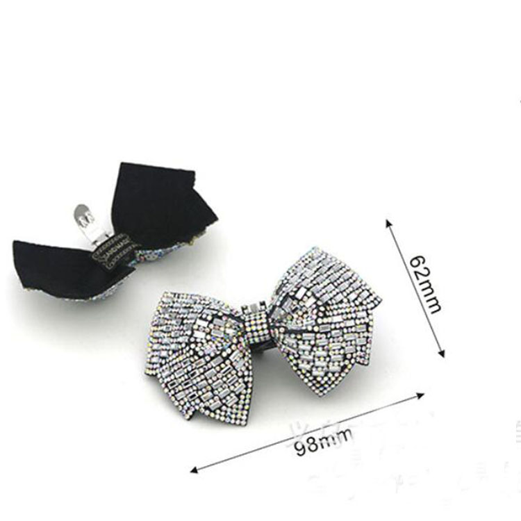 Shoe Parts Accessories Crystal Rhinestones Bow Shoe Clips DIY Manual Bead Shoe Buckles High Heels Shoes Accessories for Women Wedding Bridal