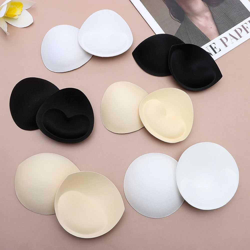 Breast Pad 1 pair of soft sponge bra pads with upward push style breast enhancement and detachable bra pads inserted into cups swimsuits bikini pads i