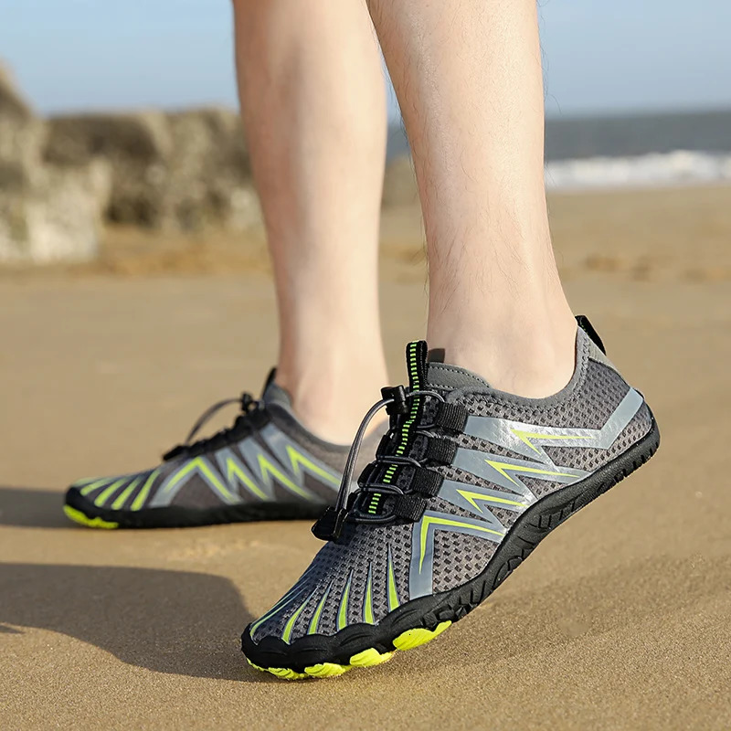 Mens and Womens Water Shoes Outdoor Recreational Swimming Climbing Fitness Cycling Beach Shoes Quick Dry Non-slip Rubber Soles 240615
