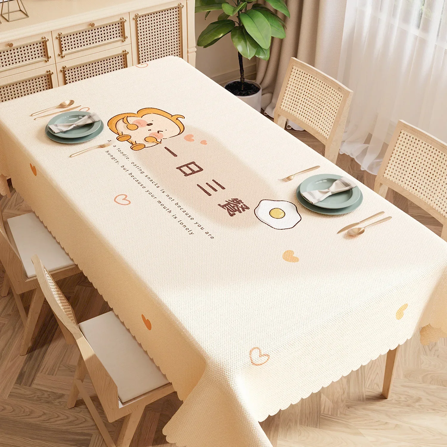 Toalha De Mesa Retangular Lugares Pes Para Mesa Tela Mantel 74WA01