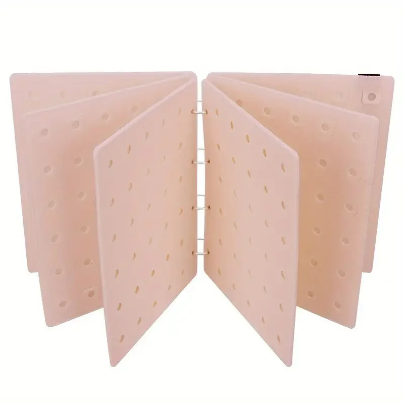 Shoe Charms Organizer for Charms Display Flip Page Shoe Charms Holder with 120 holes excluding footwear charm 240615