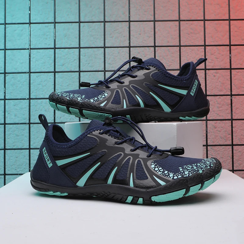 Mens Water Shoes Rubber Soles Nonslip Breathable Fast Drying Shoes Leisure Climbing Beach Swimming Shoes 2024 240615