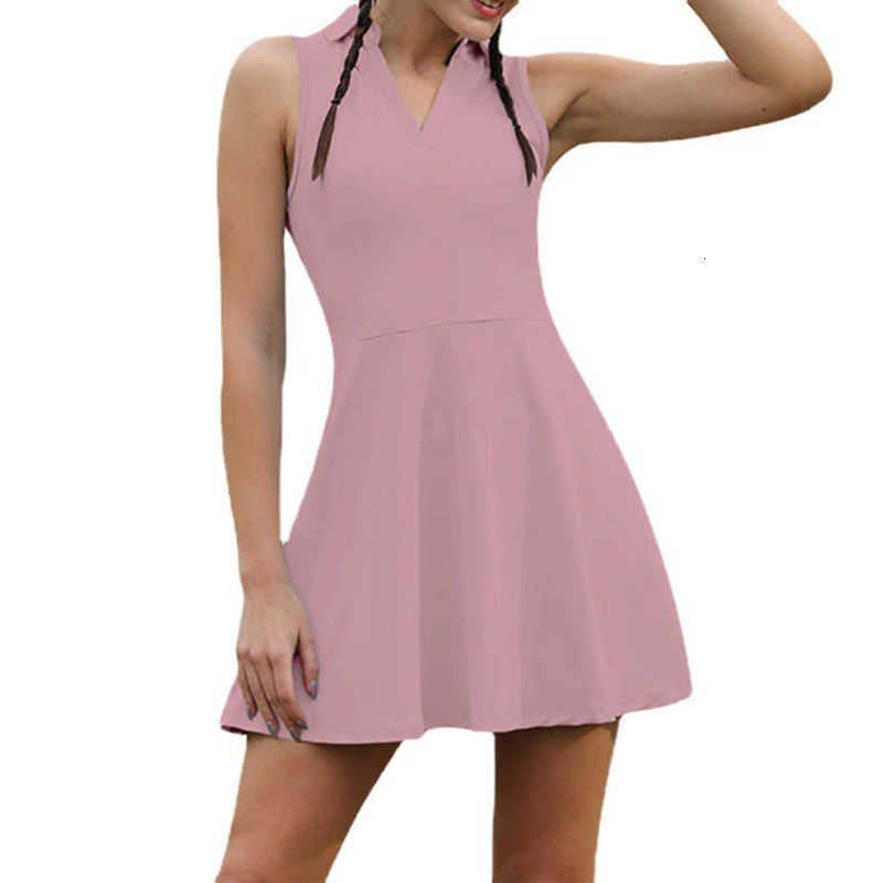 Basic Casual Women Dresses Tennis Dress Yoga Fiess Brocade Naked Feeg Breathable Proof Leisure Golf Skirt Two-Piece Suit