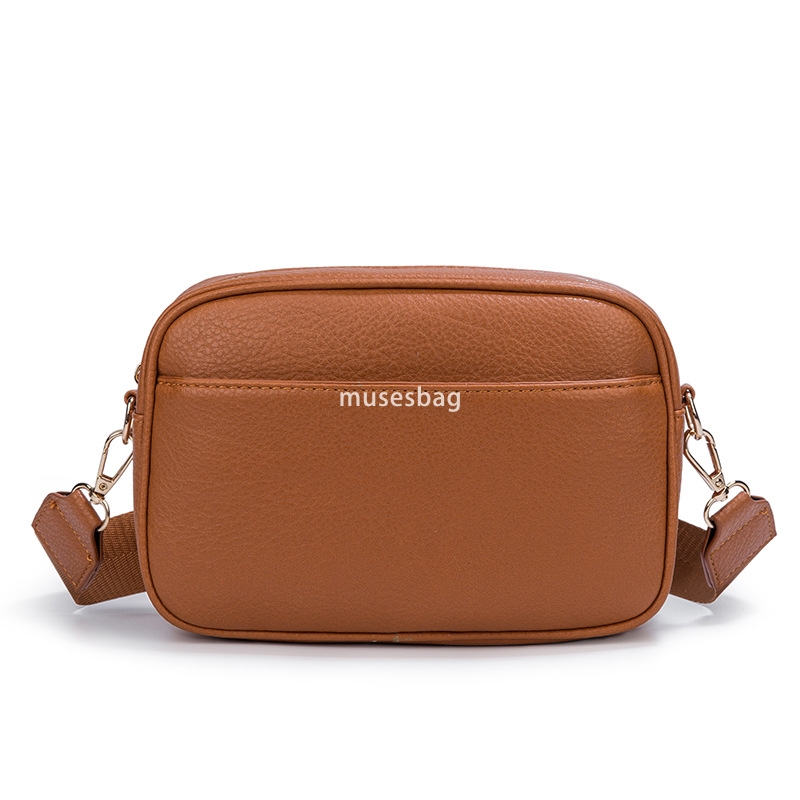 Designer Women's High Quality, Fashionable and Trendy Women's Bag Solid Color PU Retro Practical Large Capacity Crossbody Shoulder Bag Small