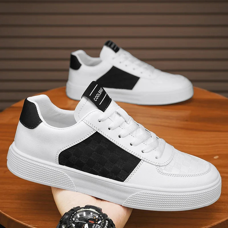 Men Sneakers, Skateboarding Casual Sport Outdoors Breathable Lightweight Running Walking Tennis Shoes 4