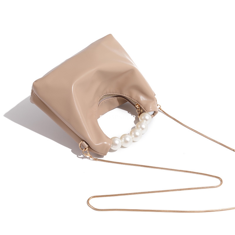 High end urban minimalist and niche design pearl handbag women's new high-end chain crossbody bag small fresh dumpling bag