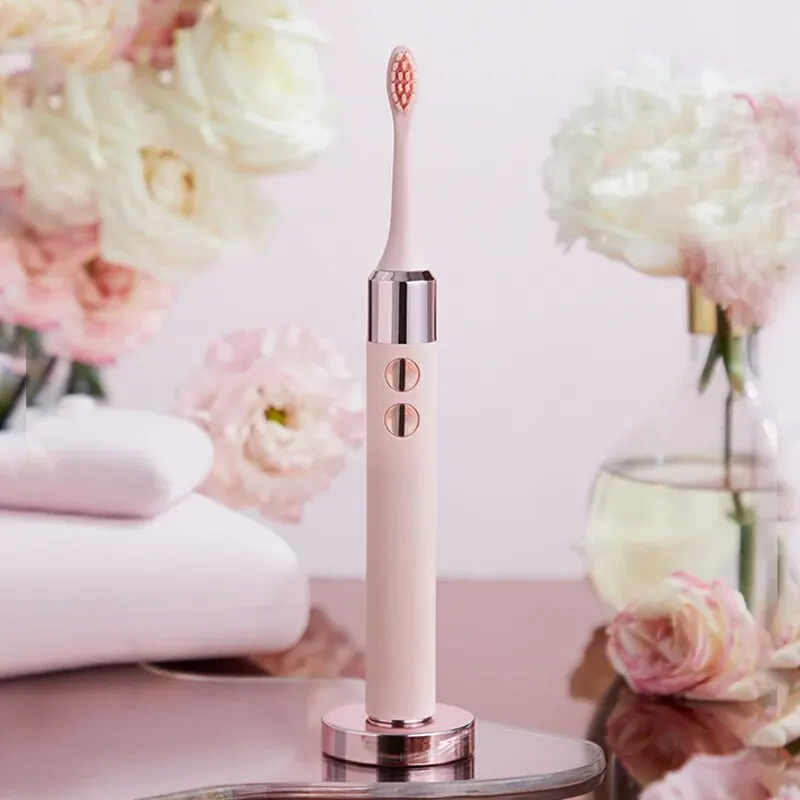 Electric Toothbrush for Adult 2 Brush Heads IPX8 Waterproof Gift Box Packing Intelligent Memory Gear Dupont Antibacterial