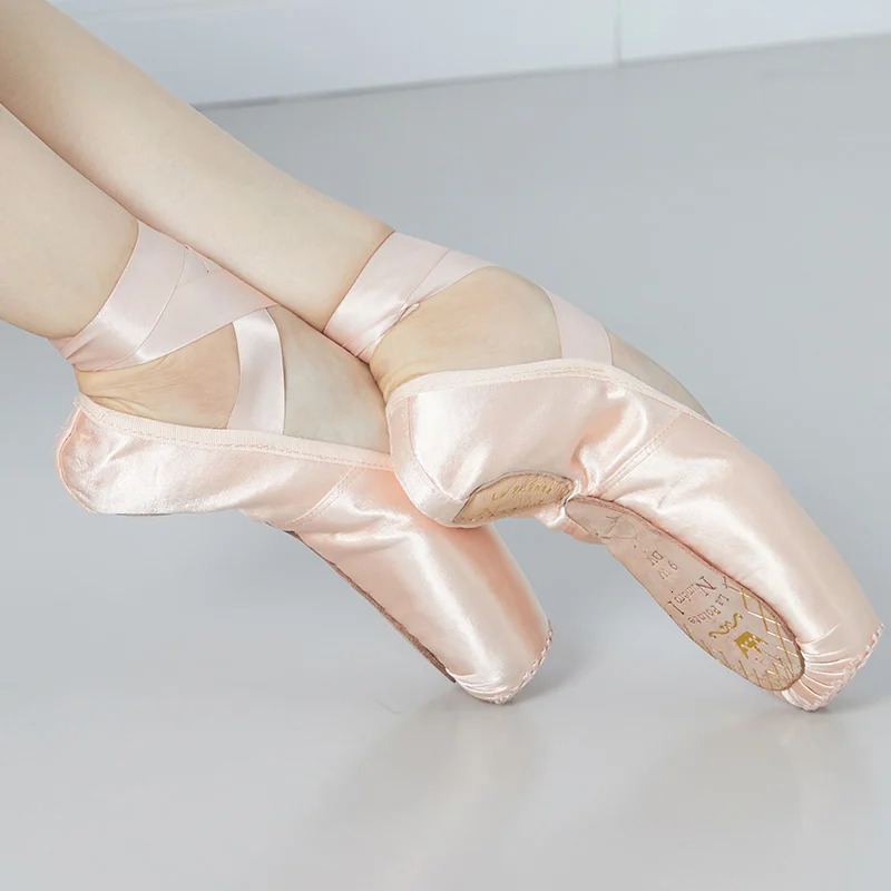 Sansha Ballet Pointe Shoes La Pointe Collection Articulated Leather Sole Sturdy 3/4 Handle Girls Womens Dance Shoe Lace NO1HSL 240614