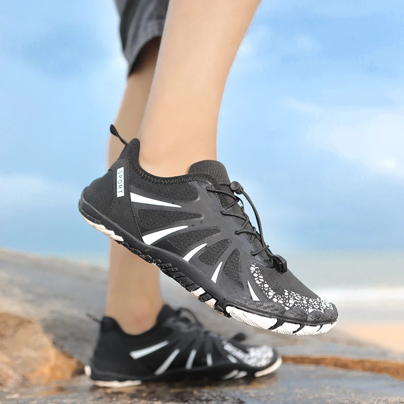 Mens Water Shoes Rubber Soles Nonslip Breathable Fast Drying Shoes Leisure Climbing Beach Swimming Shoes 2024 240615
