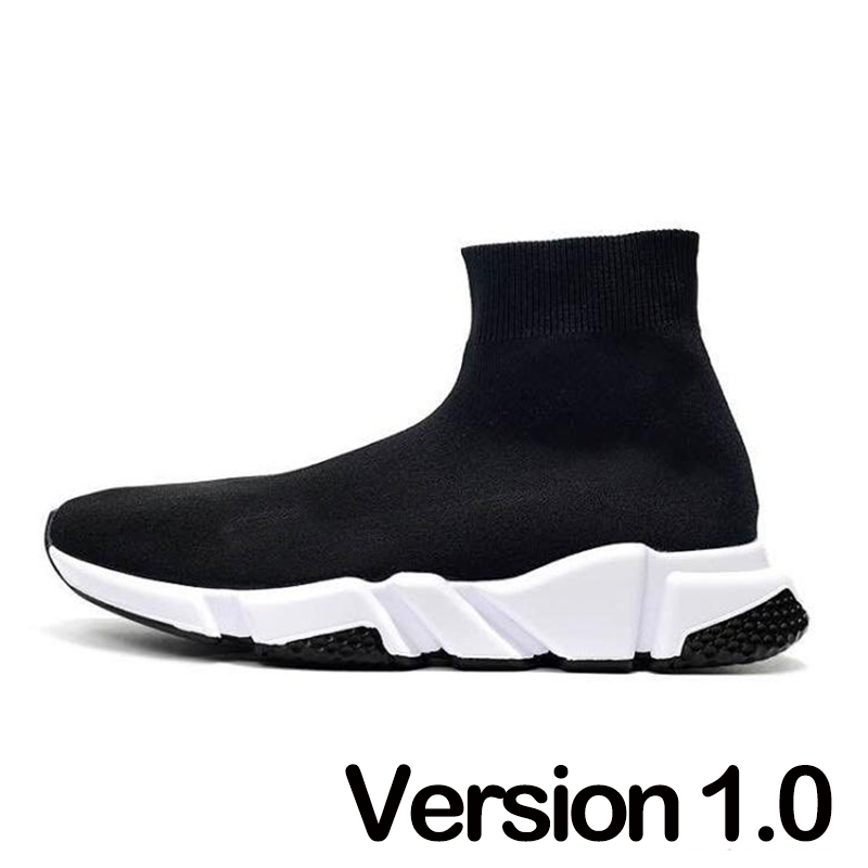 Designer Sock Shoes For Me Women Casual shoes Triple-S 1.0 2.0 black White Red Breathable Sneakers Race Runners Shoes Sports Outdoor Eur 36-47