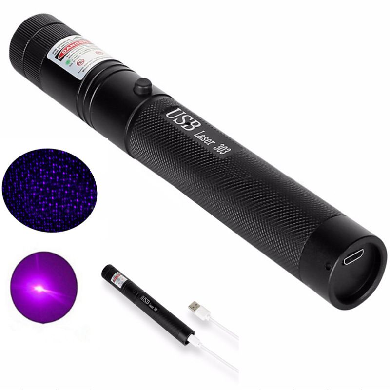 Laser Pointers Pointer Usb Charging 303 High Power 5 Mw Dot Green Red Purple Pen Single Point Starry Burning Lazer Quality Drop Delive Othkn