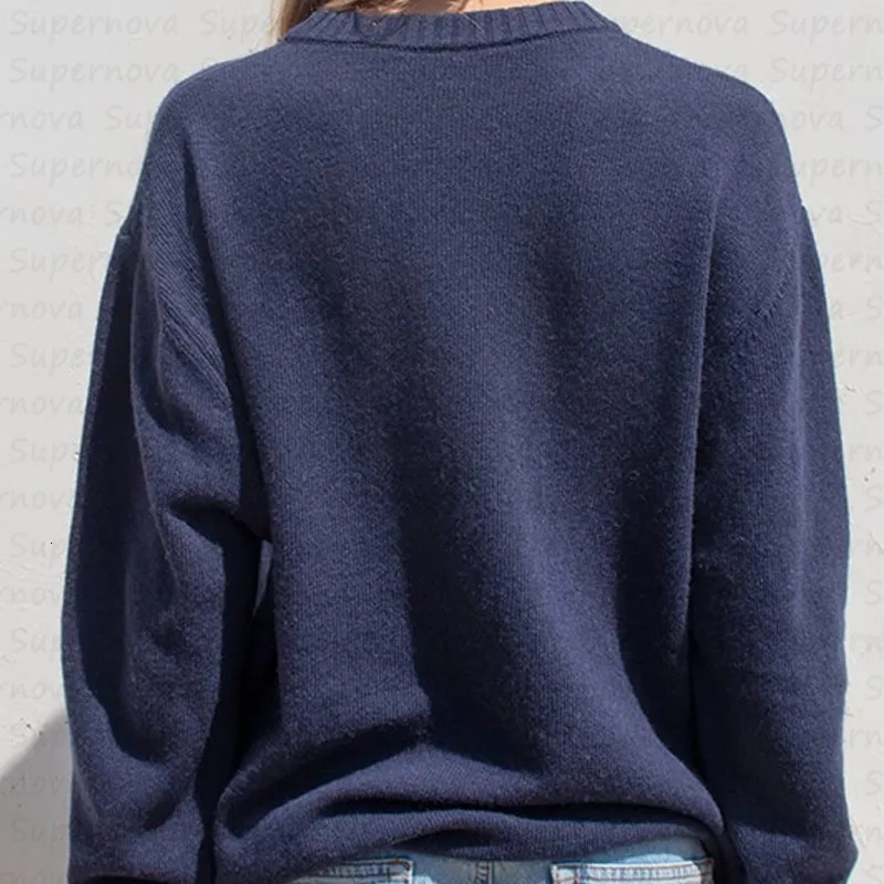 fashionable womens sweater top 90s retro Brazilian sports aesthetics Harajuku sweater oversized Y2K sweater clothing 240604