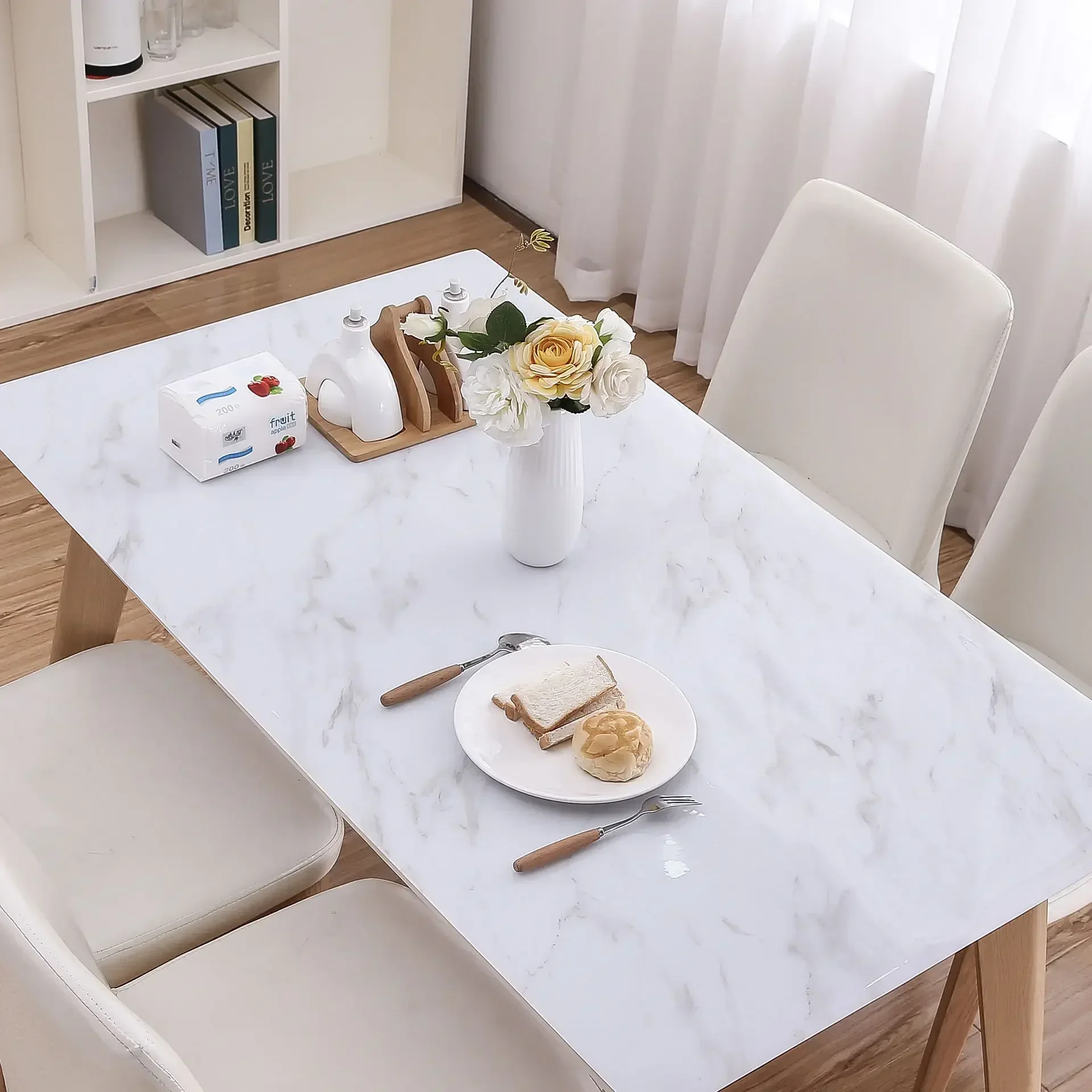 Table Clothes for Dining Table Picnic Party Nappe De Table Blanche Mantel De Mesa Transparente 2KTJ01