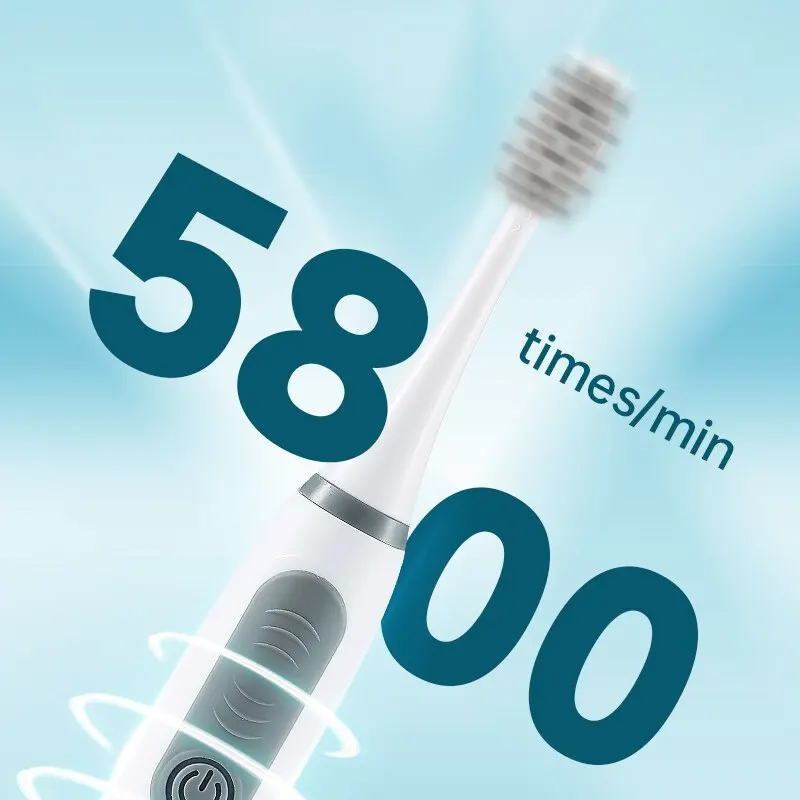 Sonic Electric Toothbrush for Men and Women Adult Household Non Rechargeable Soft Hair IPX6 Waterproof