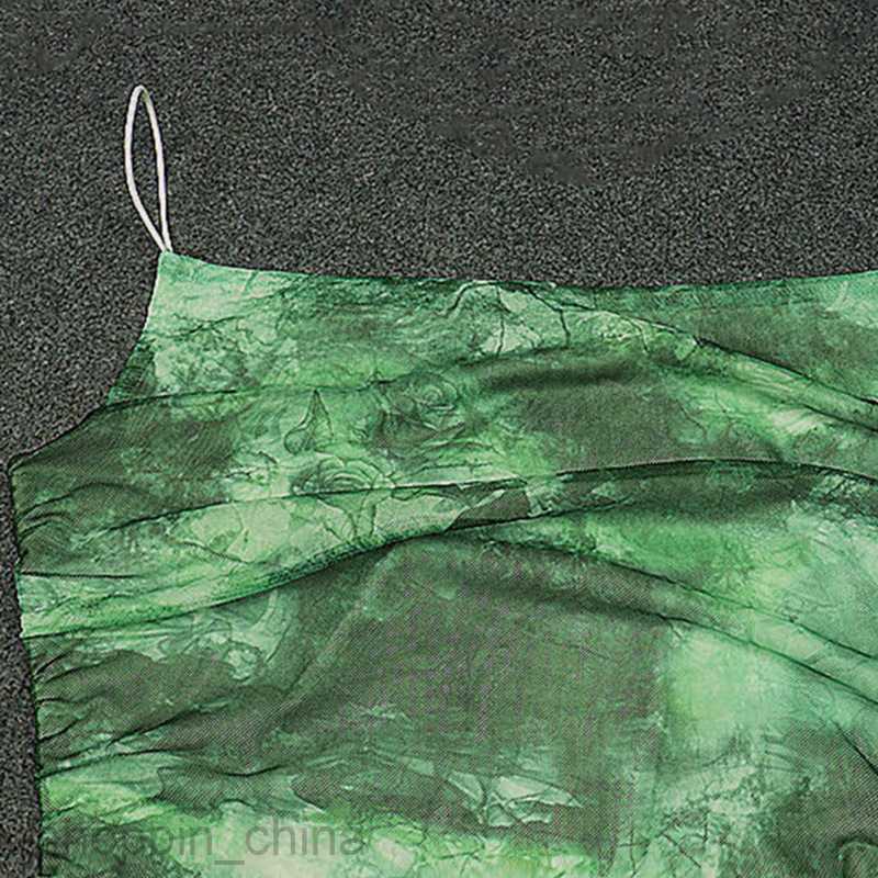 Basic Casual Women Dresses Summer New Sexy Hanging Strap Print Wrap Hip Mini Dress Women's Dress PG2764
