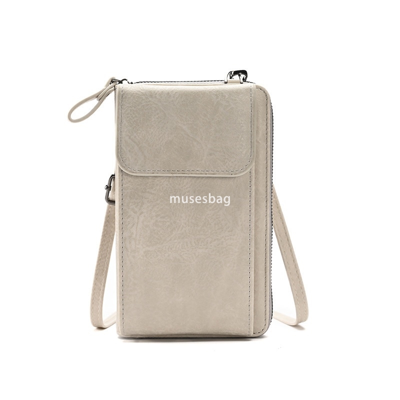 Advanced Women's Designer Fashionable New Casual and Practical Large Capacity Phone Bag Retro Wallet Multi functional One Shoulder Crossbody Bag