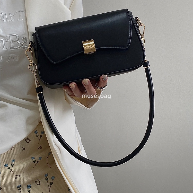 Large capacity urban minimalist and atmospheric bag women's new fashionable and versatile commuting shoulder bag high-end feeling stick bag under