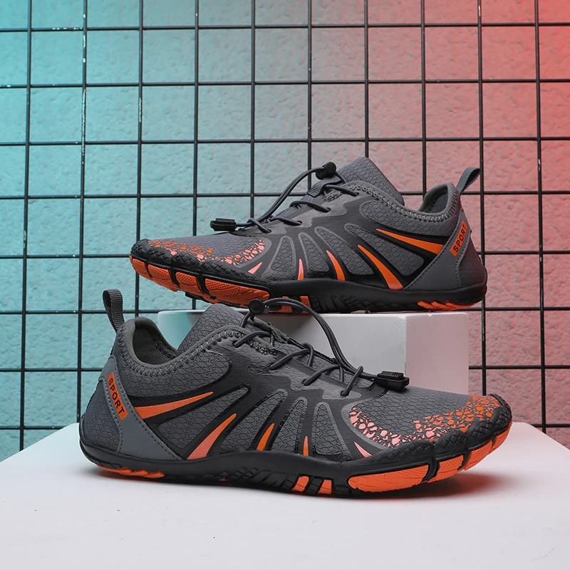 Mens Water Shoes Rubber Soles Nonslip Breathable Fast Drying Shoes Leisure Climbing Beach Swimming Shoes 2024 240615