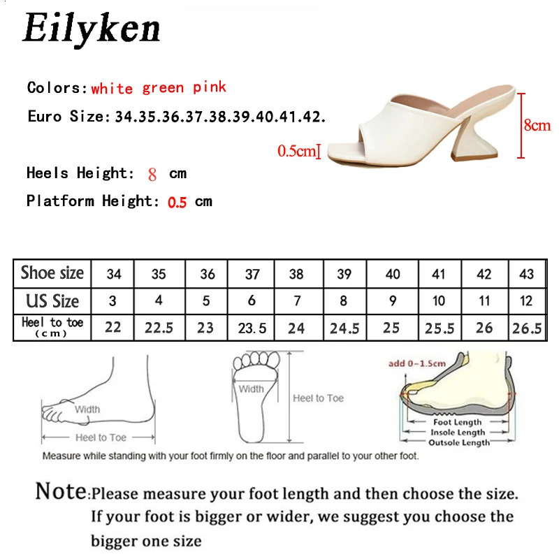 Eilyken Summer Strange Style Women Slippers Non Slip Shoes Square Toe Slippers Slides Zapatos Mujer 240615