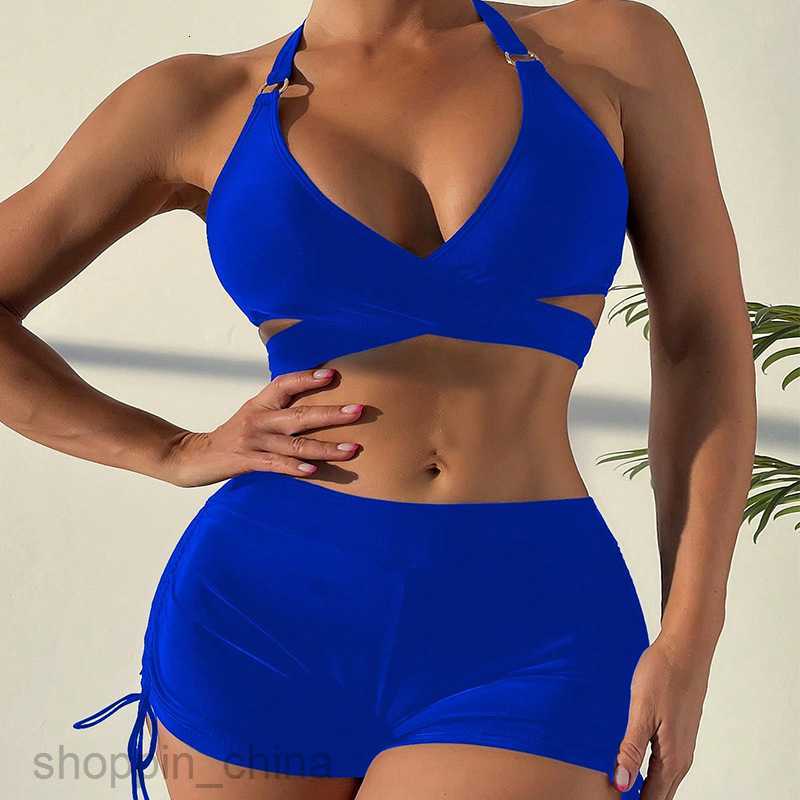 Women's Sexy Swimwear New Sexy Cross Bikini Swimsuit Fashion Beach Hot Spring Swimsuit female High end Feeling Pure Desire Style