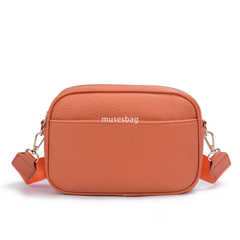 Designer Women's High Quality, Fashionable and Trendy Women's Bag Solid Color PU Retro Practical Large Capacity Crossbody Shoulder Bag Small